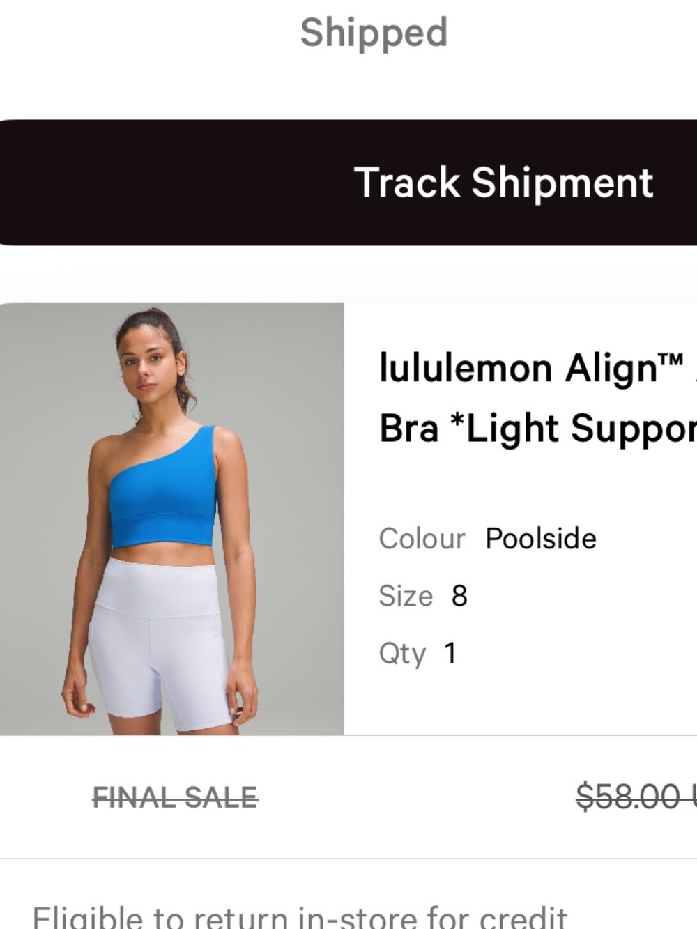 Lululemon bra